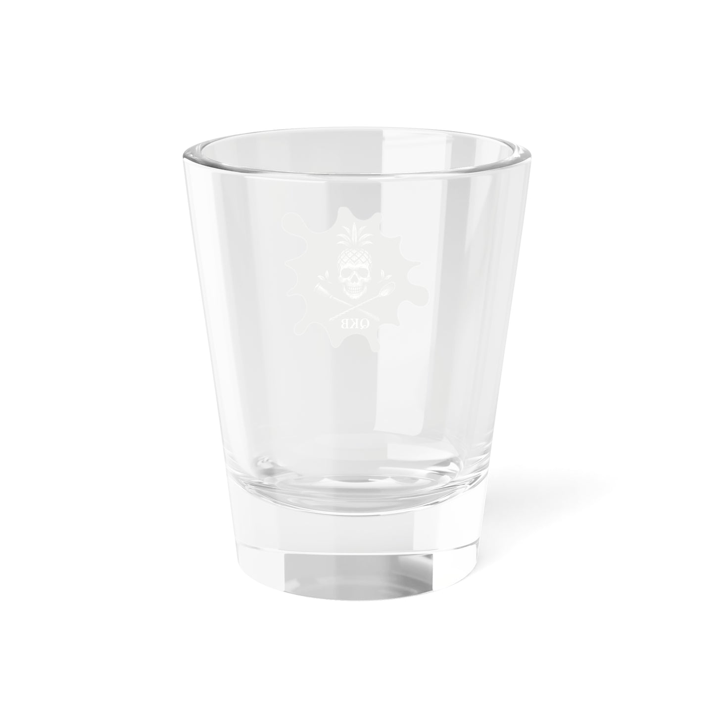 QKB Pineapple Skull Shot Glass - 1.5oz
