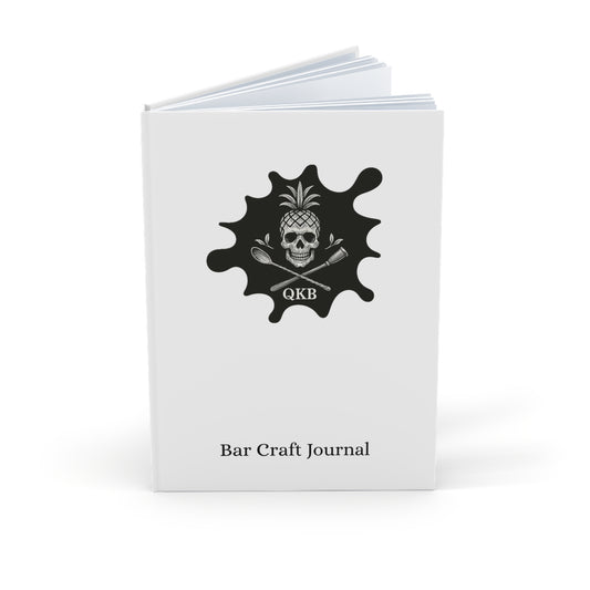 QKB Bar Craft Hardcover Journal, Cocktail Recipe Keeper, A5 Journal