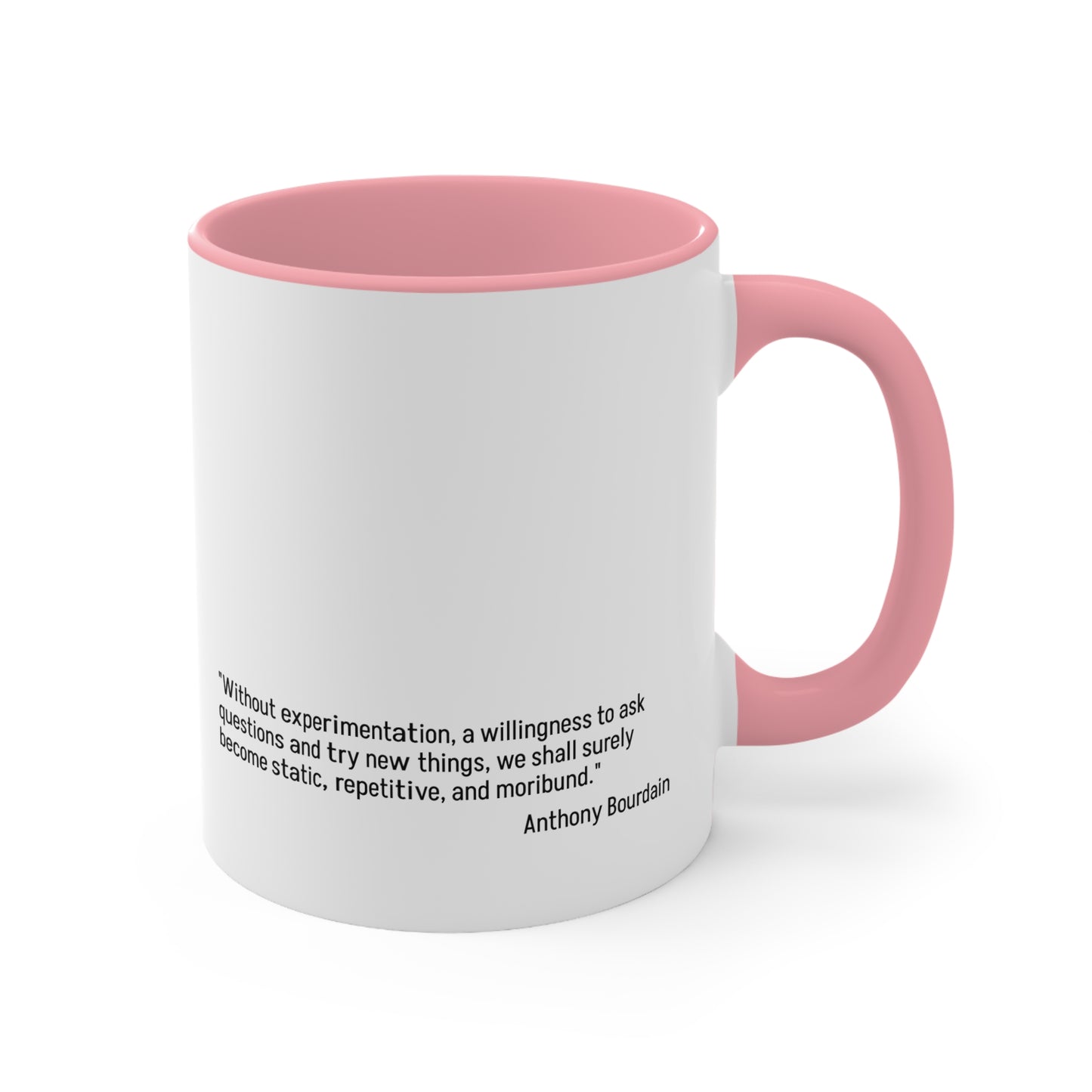 QKB Anthony Bourdain Quote Accent Mugs
