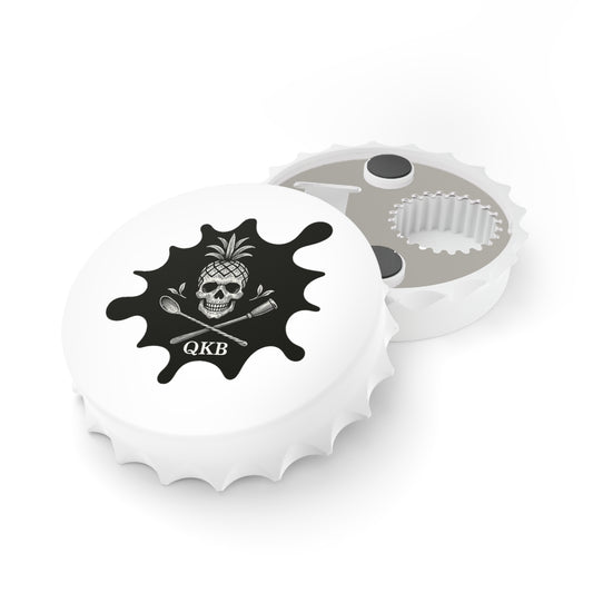 QKB Pineapple Skull Magnet Bottle Opener