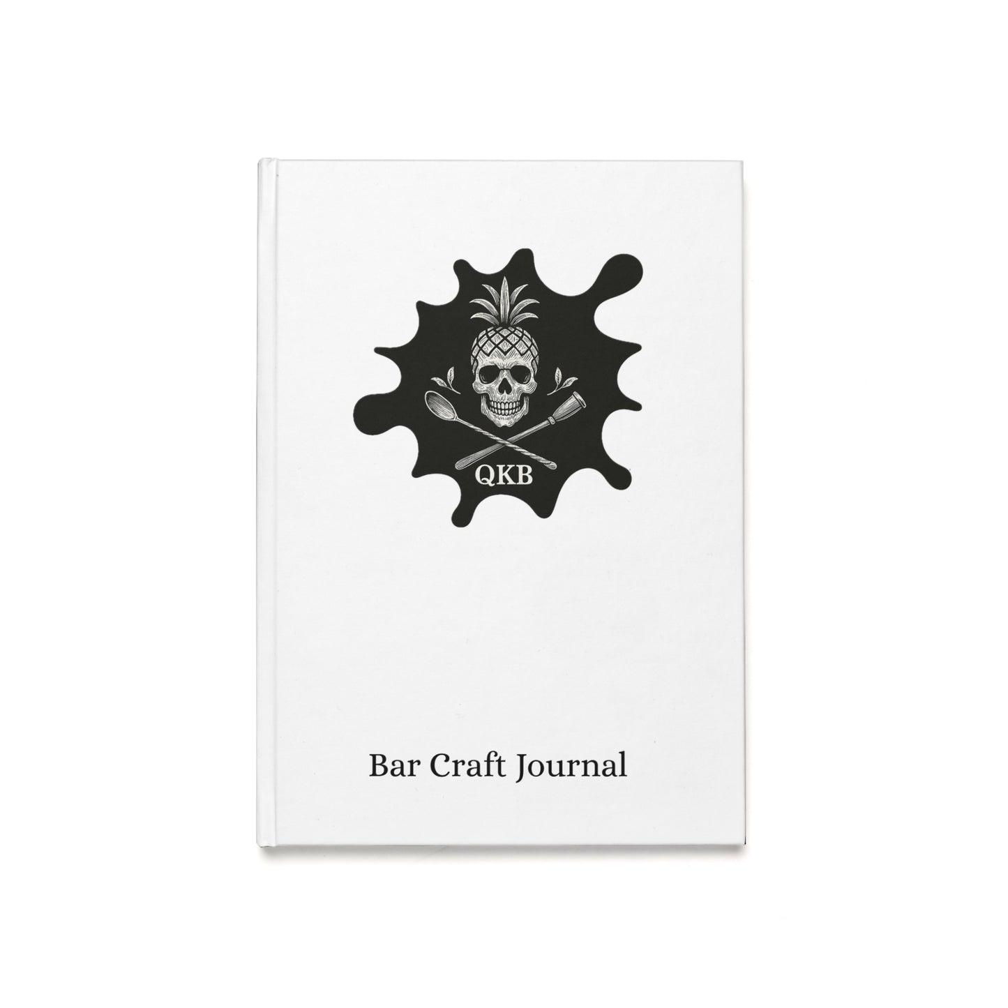 QKB Bar Craft Hardcover Journal, Cocktail Recipe Keeper, A5 Journal