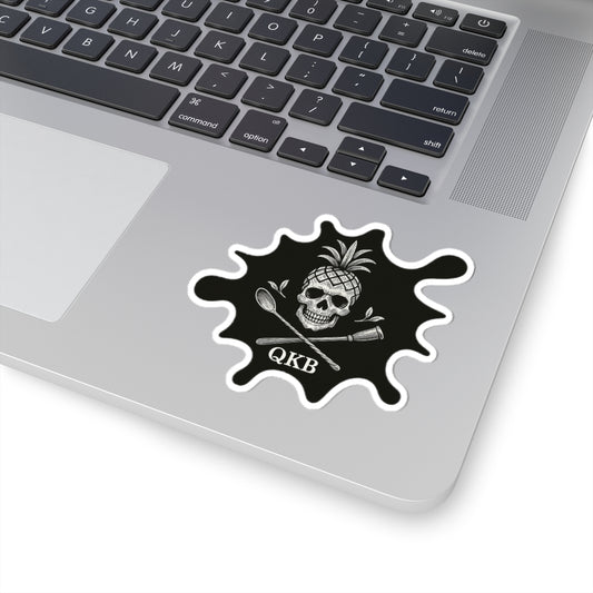 QKB Pineapple Skull Kiss-Cut Stickers
