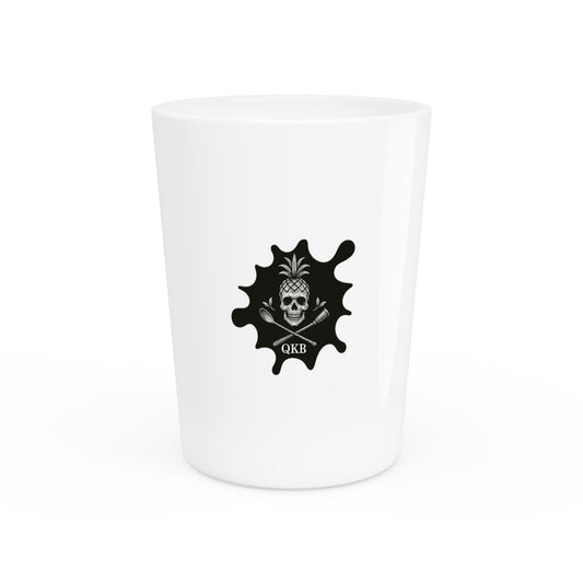 QKB Pineapple Skull Shot Ceramic Glass - 1.9oz
