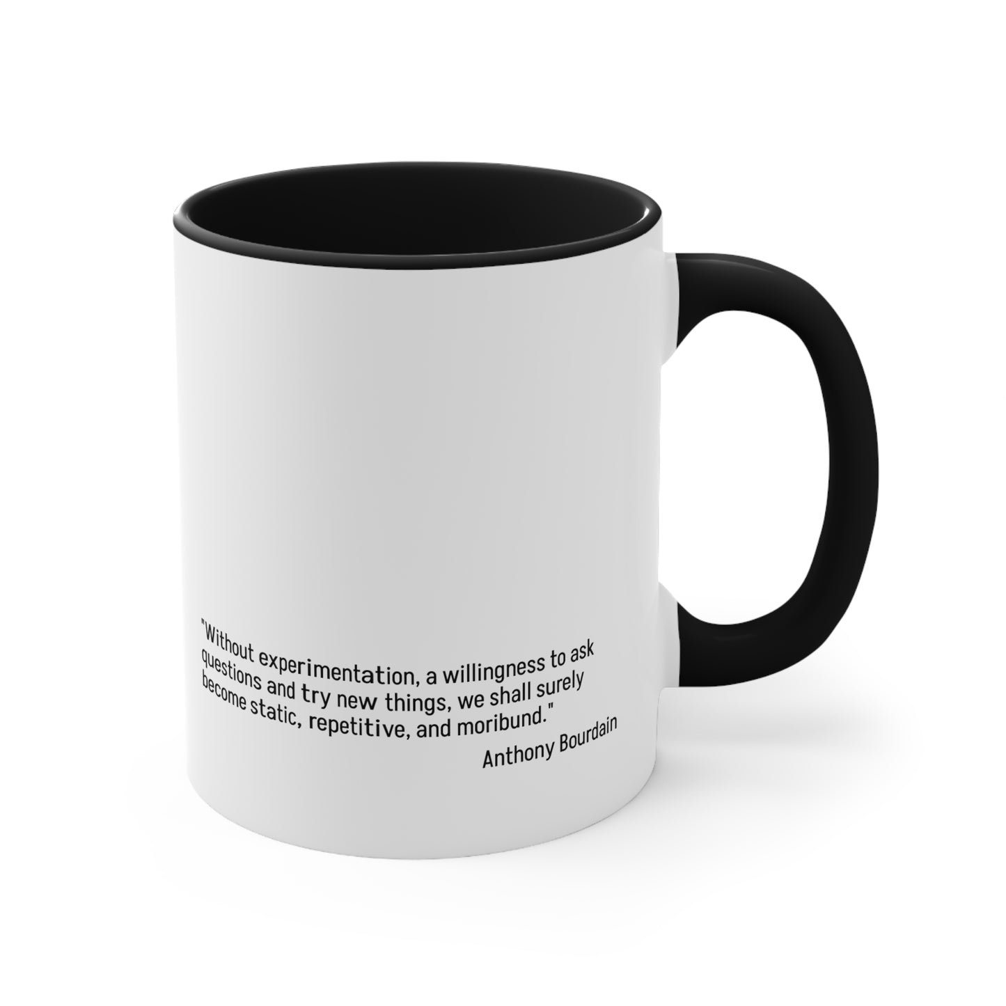 QKB Anthony Bourdain Quote Accent Mugs